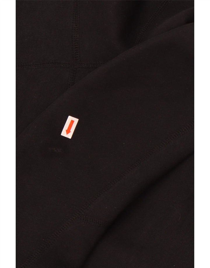 Nike hættetrøje med lynlås til drenge 10-11 år Medium Sort bomuld