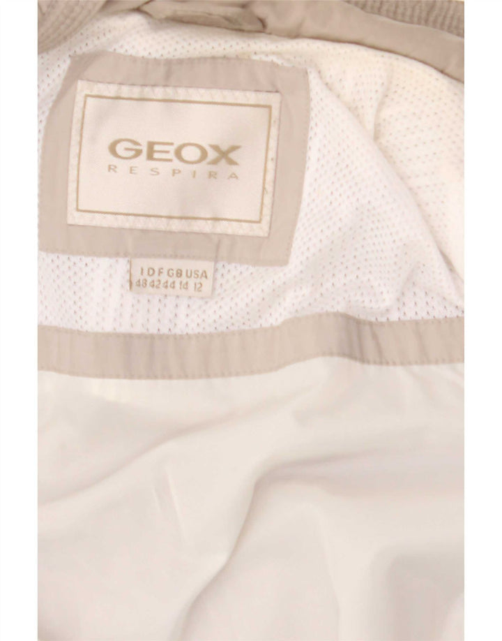 Geox Womens Respira Utility Jacket UK 14 Large Beige Polyester