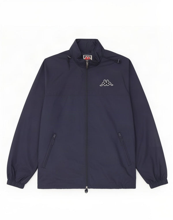 Kappa Regnjakke med hætte til mænd UK 42 XL marineblå nylon