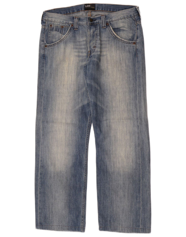 Lee Herre Ripley Straight Jeans W32 L29 Blå Bomuld
