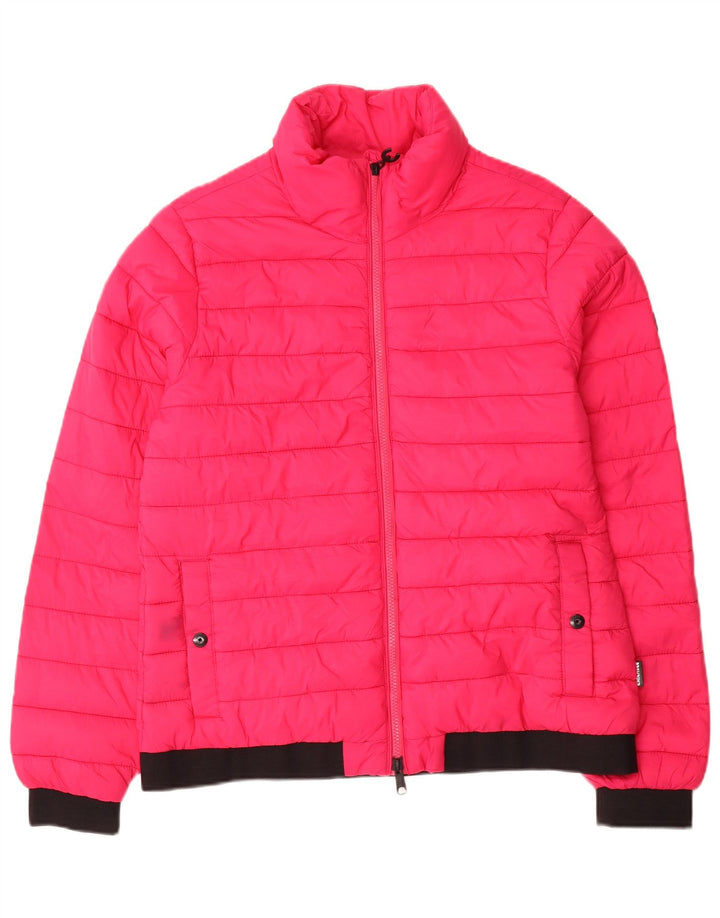 Chiemsee polstret jakke til kvinder UK 16 Large Pink Nylon