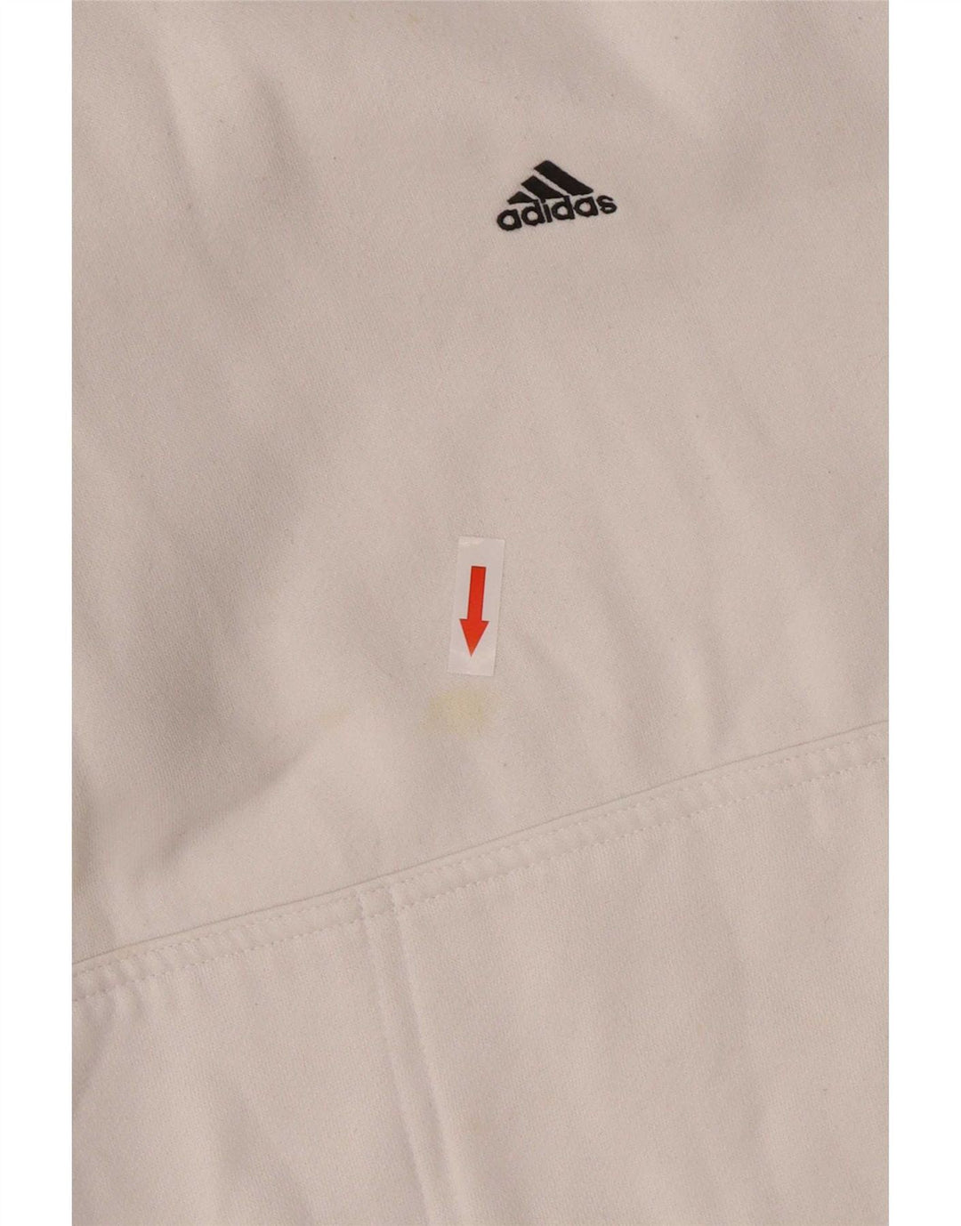Adidas Herre hættetrøje Jumper Medium Hvid Bomuld