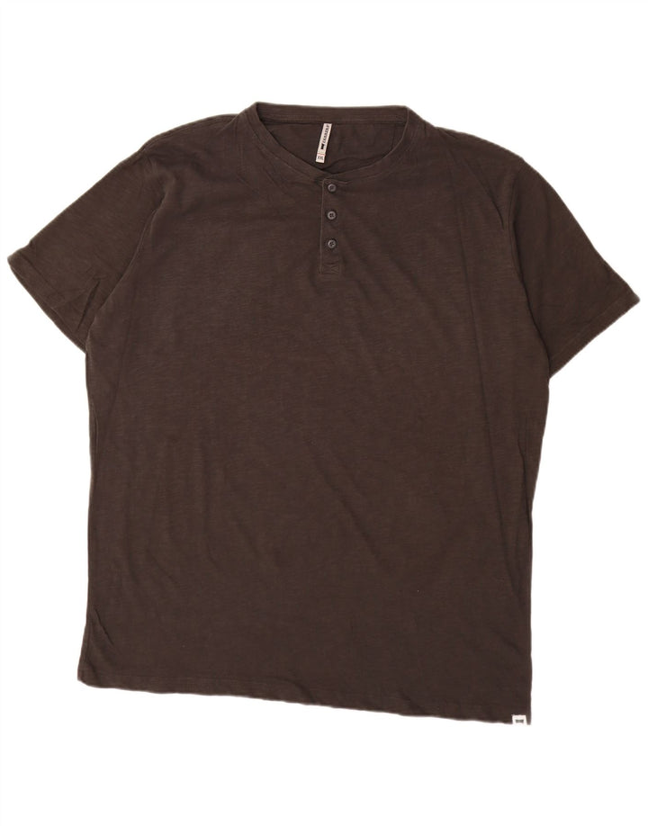 Carrera Herre T-Shirt Top 2XL Grå Bomuld