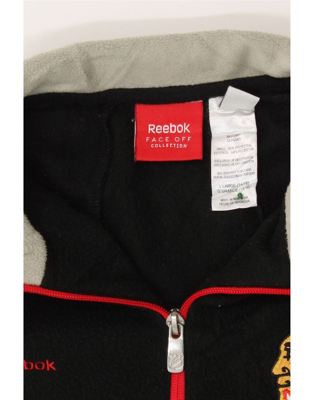 Reebok Boys Graphic Fleece Jumper 12-13 Years Large Sort