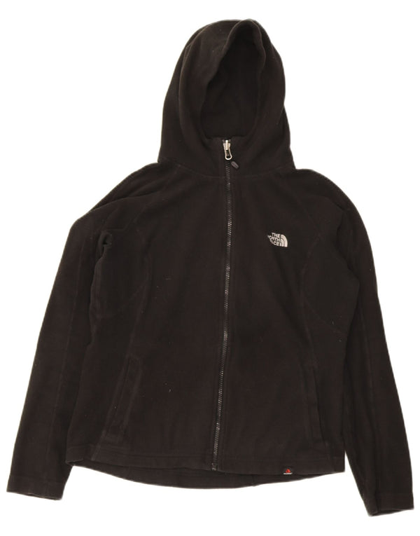 The North Face Fleecejakke med hætte til kvinder UK 12 Medium Sort Polyester