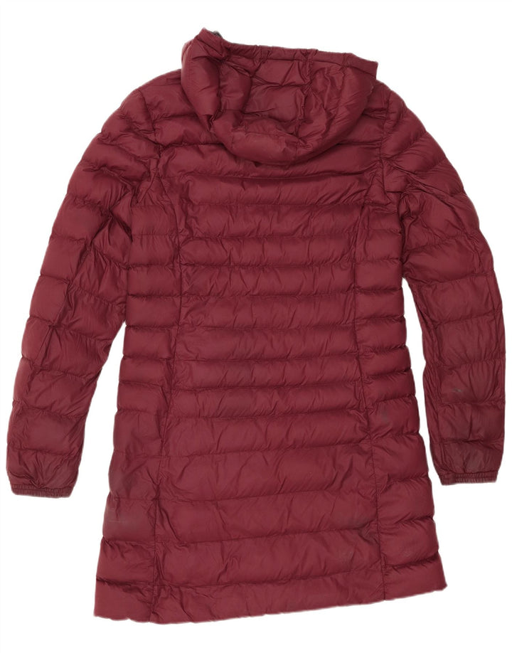 Mountain Warehouse Dame hættepolstret jakke UK 12 Medium Burgundy Nylon