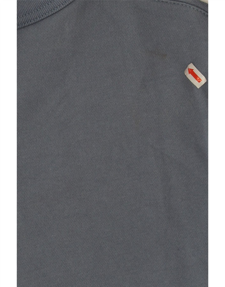 Zara Herre Sweatshirt Jumper Stor Blå Bomuld