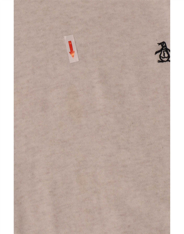 Penguin Herre Boat Neck Jumper Sweater 2XL Grå Bomuld