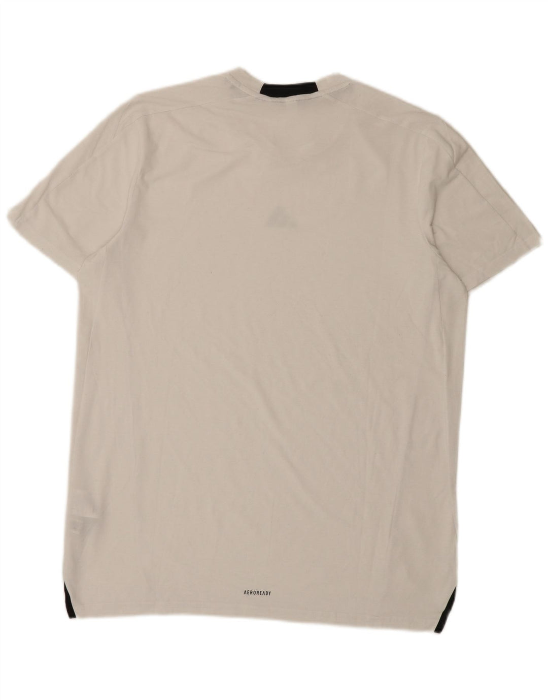 Adidas Herre T-Shirt Top Stor Hvid Polyester Sports