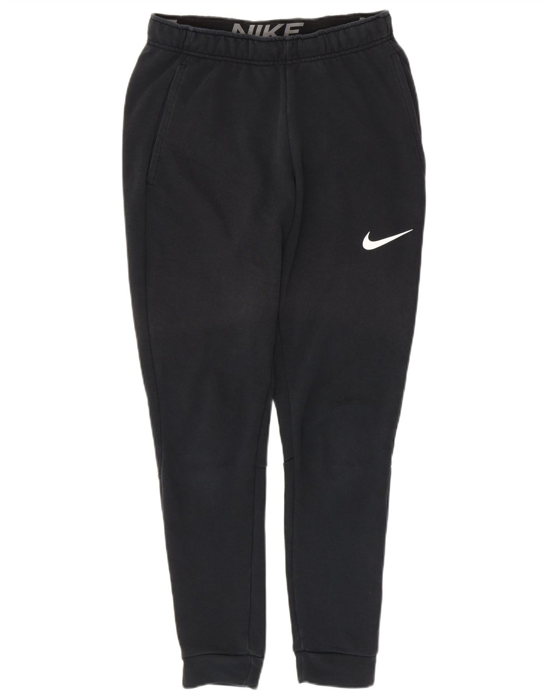 NIKE Herre Dri Fit træningsdragt Bukser Joggers Lille sort bomuld