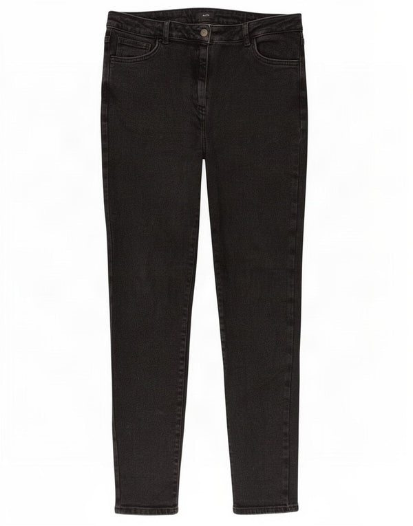 M&Co Dame Skinny Jeans UK 16 Large W32 L28 Sort Bomuld