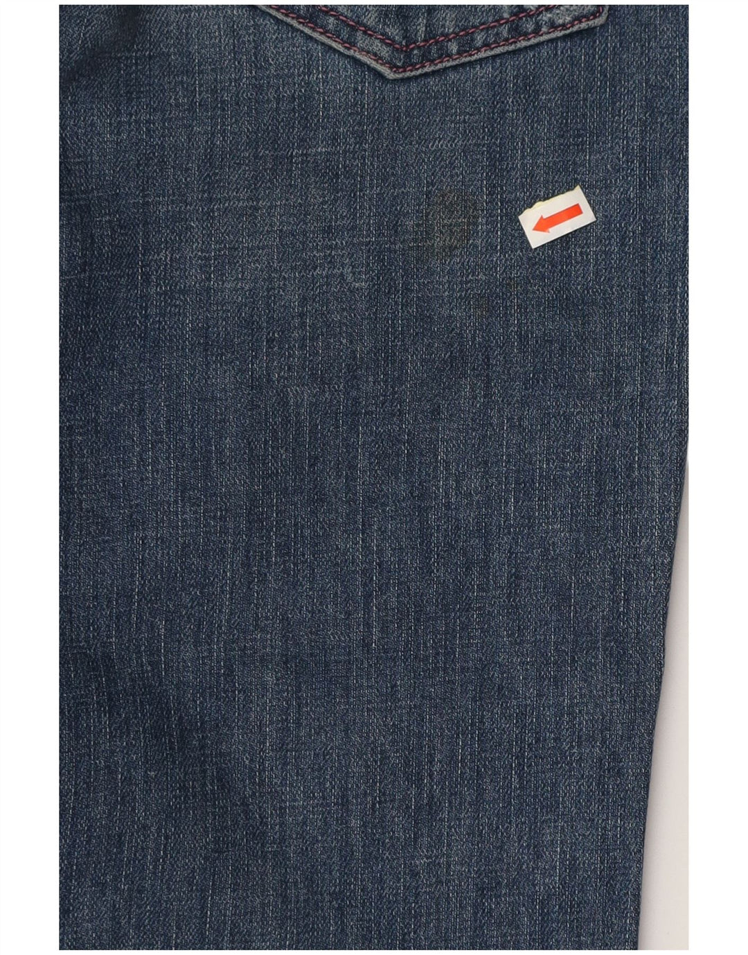 DIESEL Dame Ronhar Bootcut Jeans W26 L30 Blå Bomuld