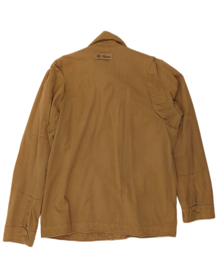Pure Trash Herre Military Jacket UK 40 Stor Beige Bomuld