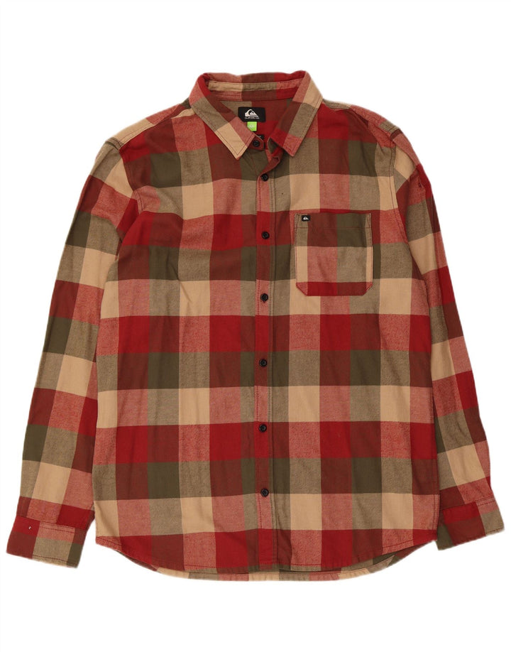 Quiksilver Herre Regular Fit Flanellskjorte Medium Flerfarvet ternet bomuld