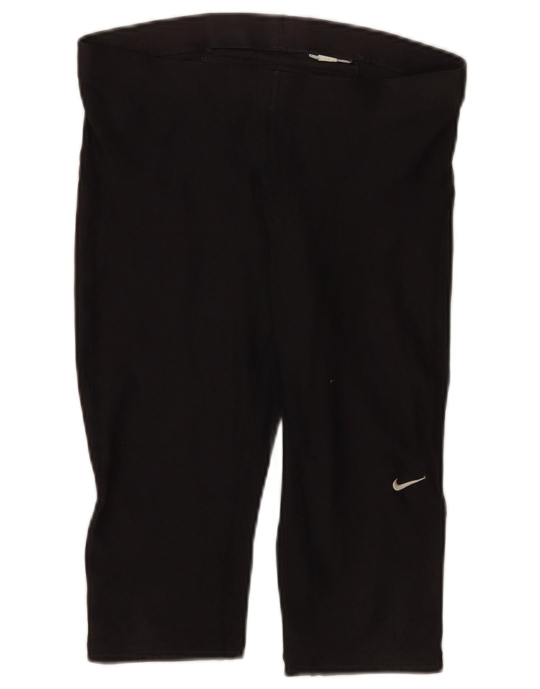 Nike Dame Capri Leggings UK 10-12 Medium Sort Polyester