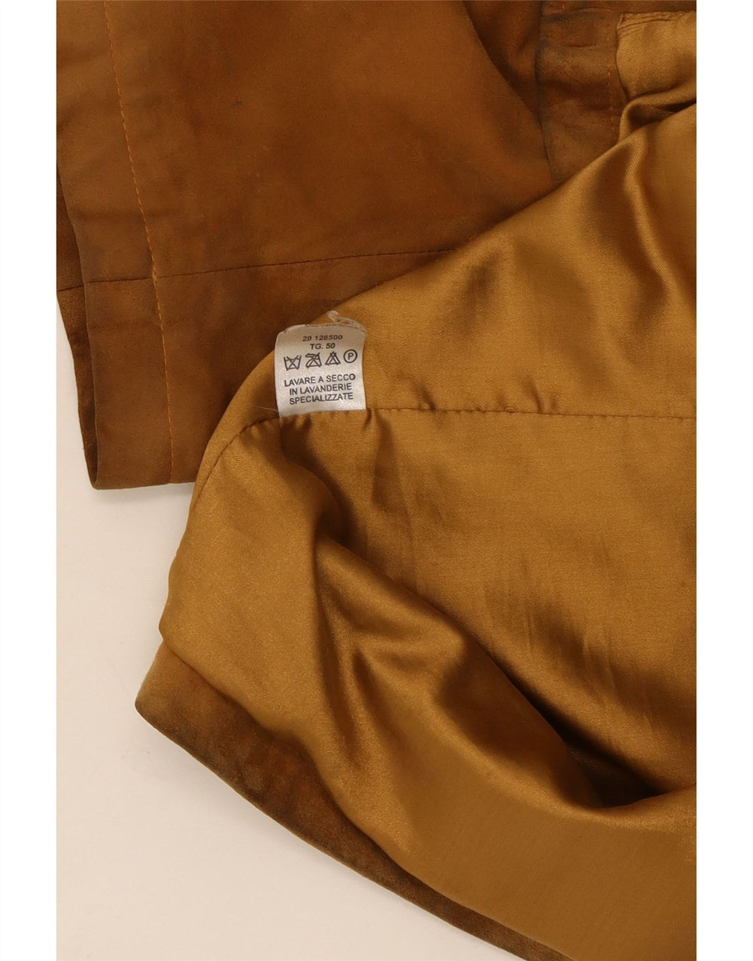 Vintage dame 2-knaps ruskindsblazerjakke IT 50 XL Brun