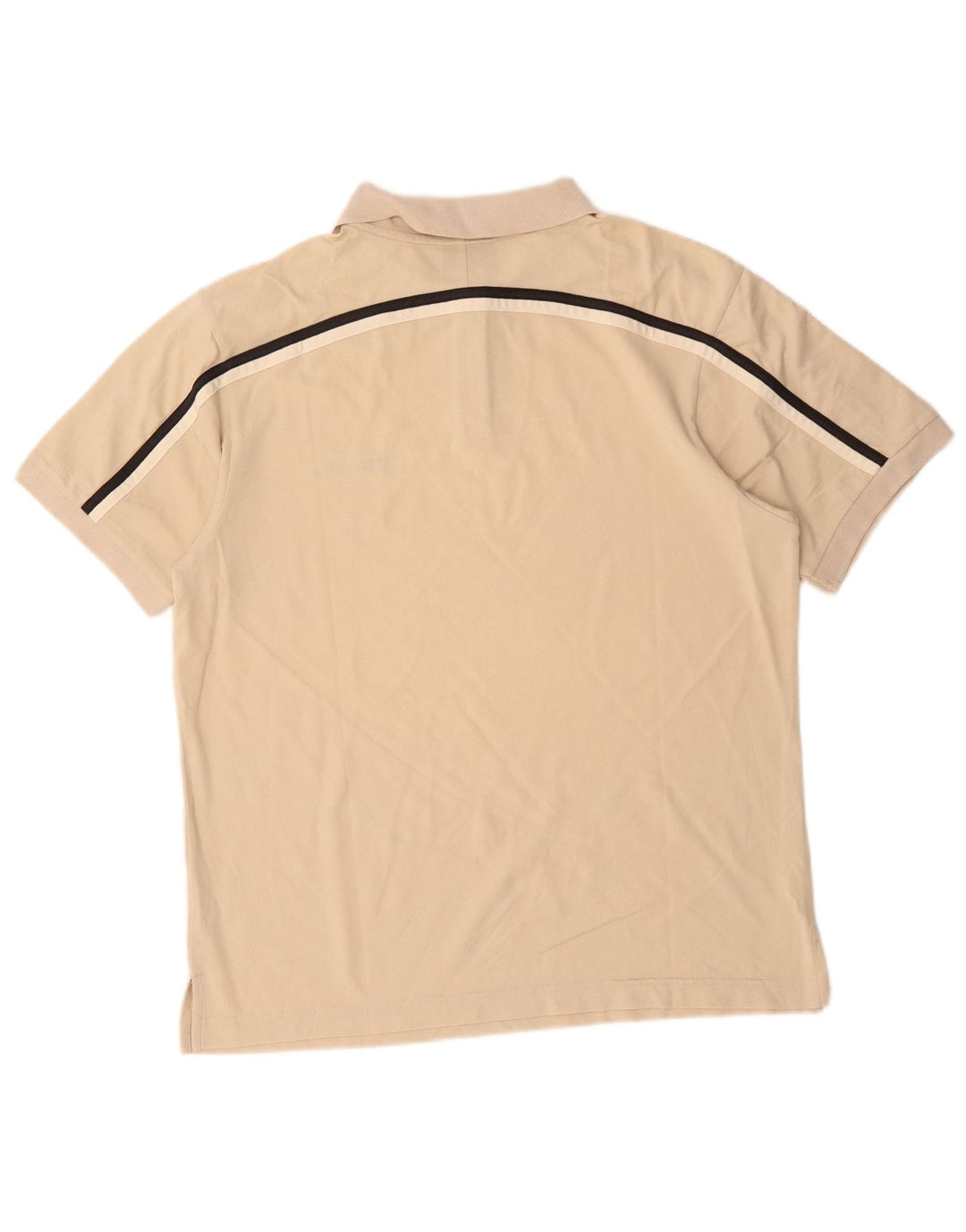Champion herre poloshirt med lynlåshals Medium Beige Colourblock Bomuld