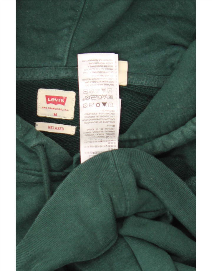 Levi's Grafisk hættetrøje til mænd mellemgrøn bomuld