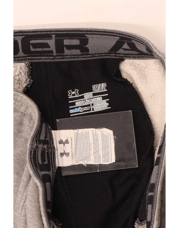 Under Armour Herre Cold Gear Træningsdragt Bukser Small Grey Colourblock