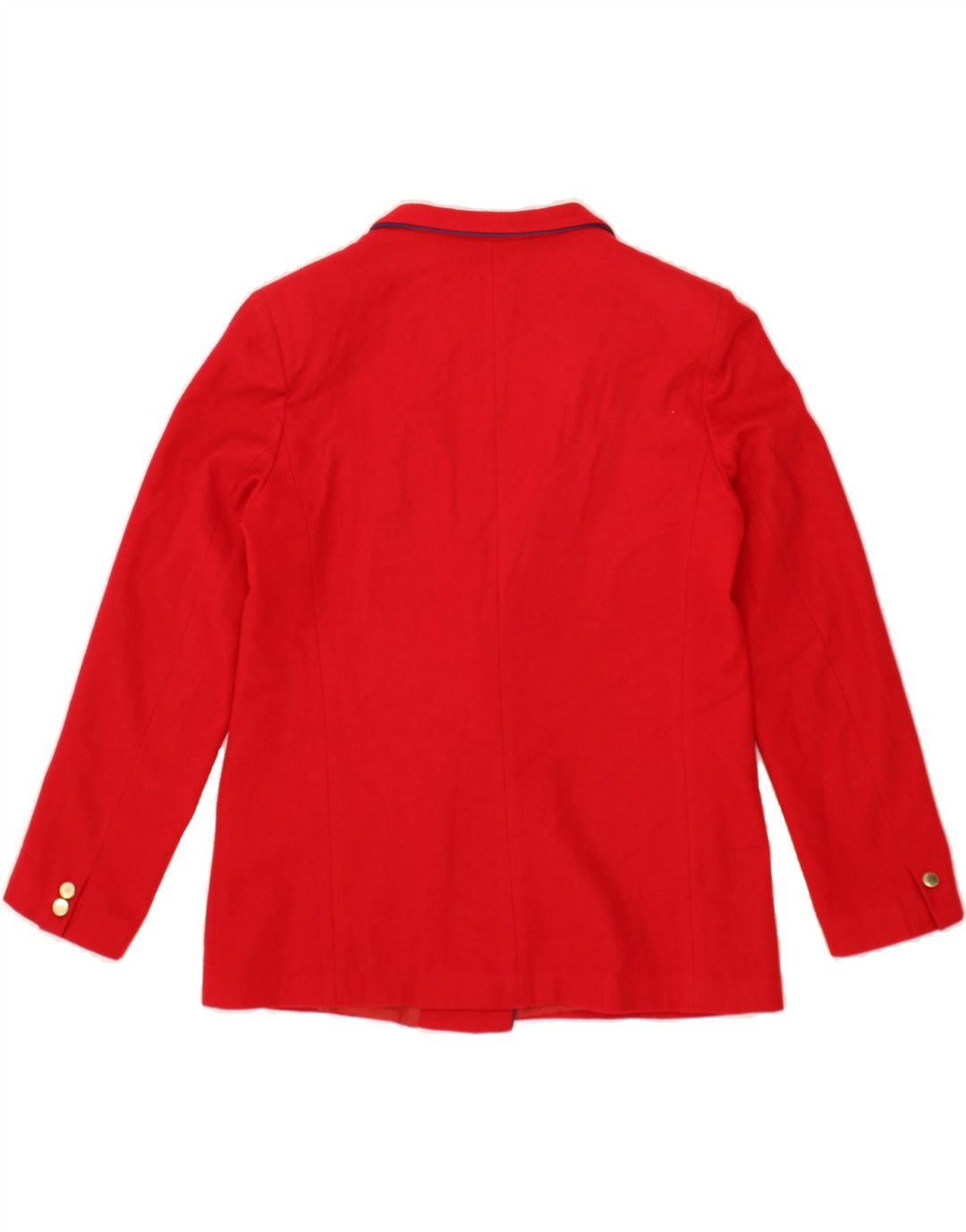 VINTAGE Womens Double Breasted Blazer Jacket IT 48 XL Red Wool Vintage Vintage and Second-Hand Vintage from Messina Hembry 