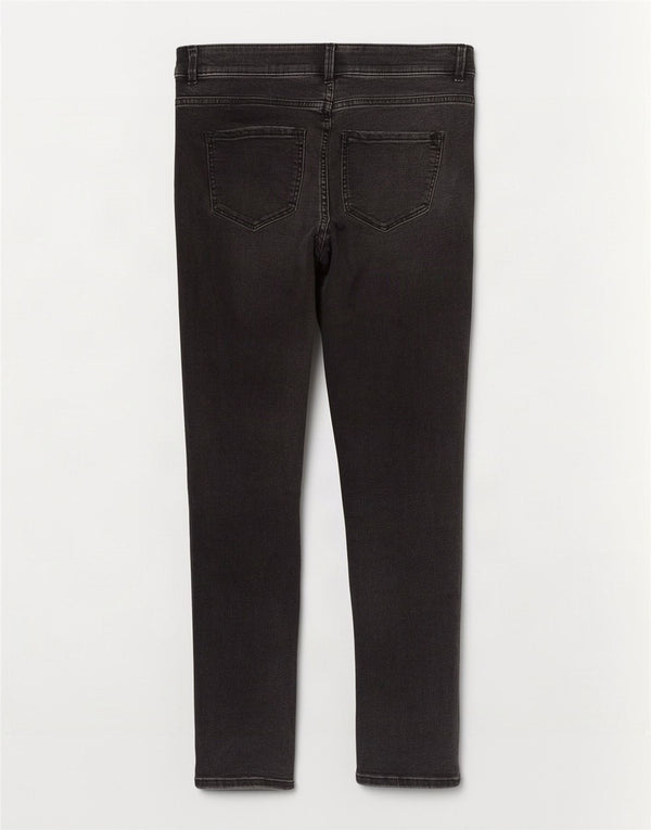 Marks & Spencer Dame Slim Jeans UK 10 Small W27 L29 Black Bomuld