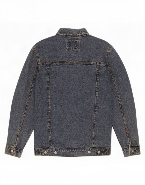 Zara Herre denimjakke UK 36 Small Blue Cotton