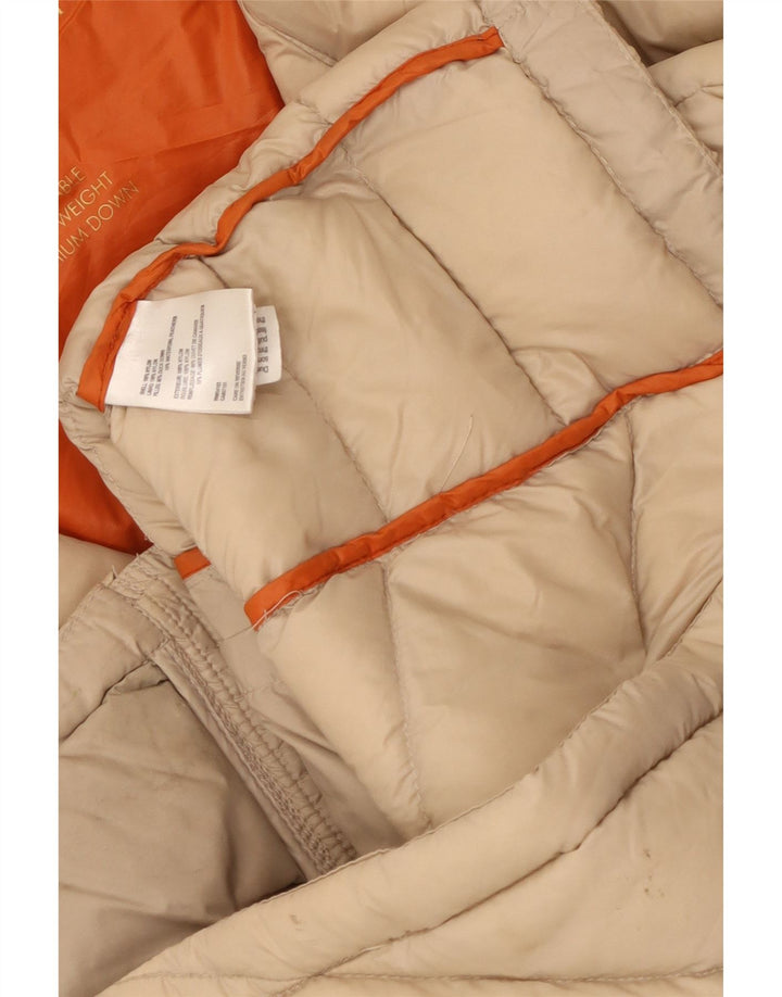 Calvin Klein Dame Polstret Jakke UK 14 Medium Beige Nylon