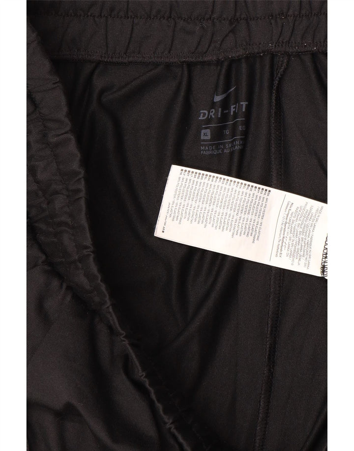 NIKE herre Dri Fit træningsdragt bukser XL sort polyester
