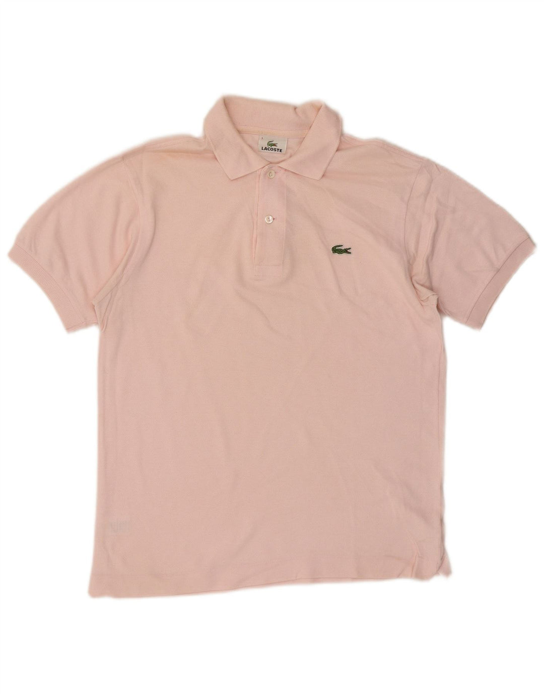 Lacoste herre poloskjorte str. 3 Lille pink bomuld