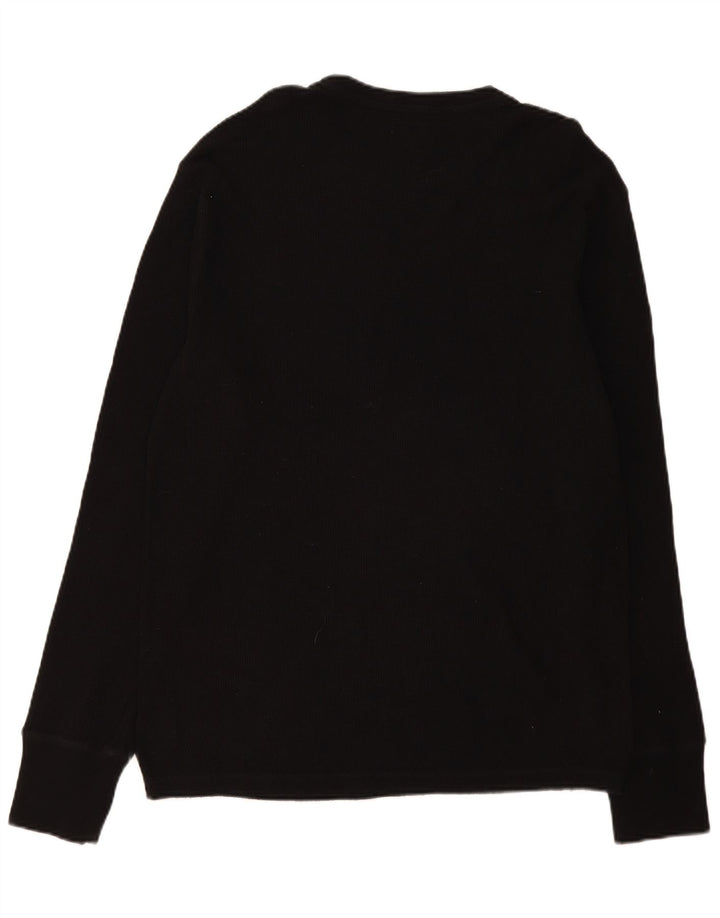 Mossimo Herre Crew Neck Jumper Sweater XL Sort Bomuld