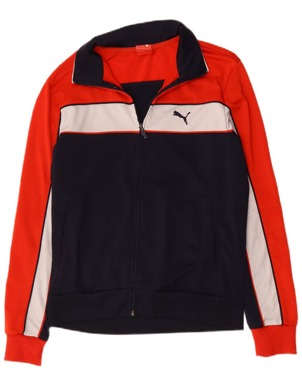 Puma Træningsdragt til mænd Topjakke Medium Marineblå Colourblock Polyester