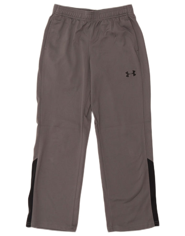UNDER ARMOUR træningsbukser til piger 9-10 år mellemgrå farveblok