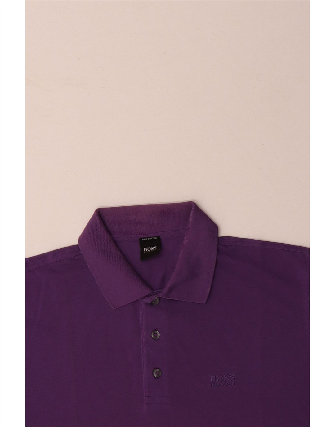 HUGO BOSS Herre poloshirt Medium Lilla Bomuld