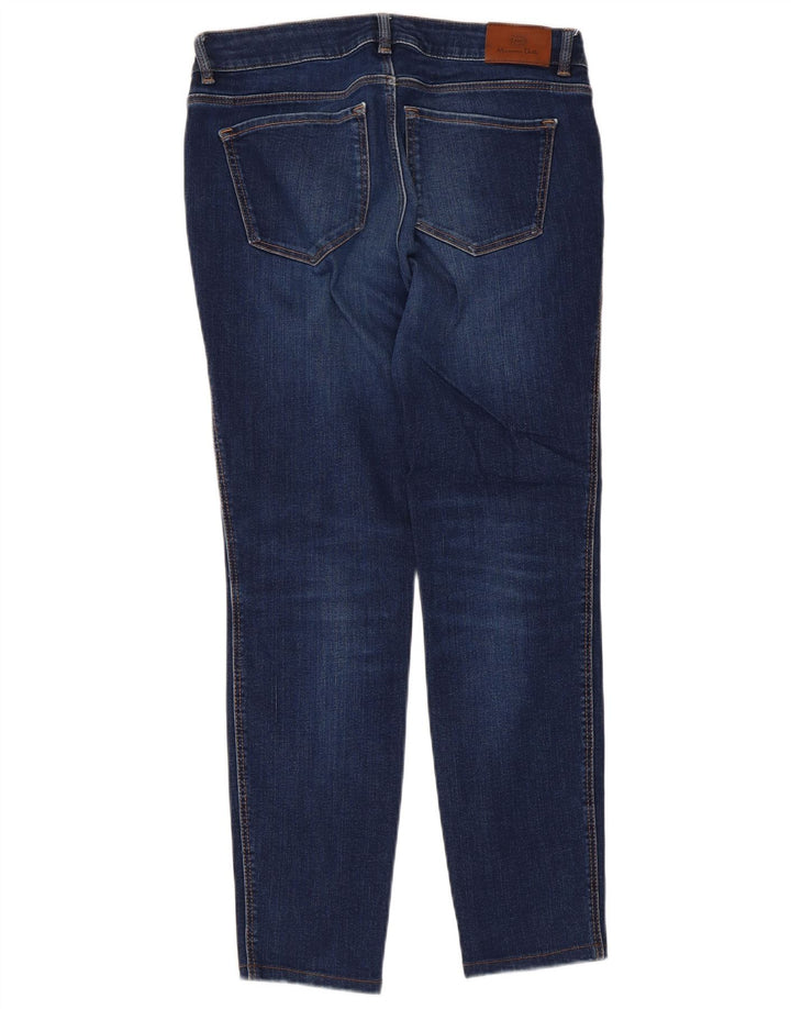 Massimo Dutti Dame Slim Jeans EU 38 Small W28 L26 Blå