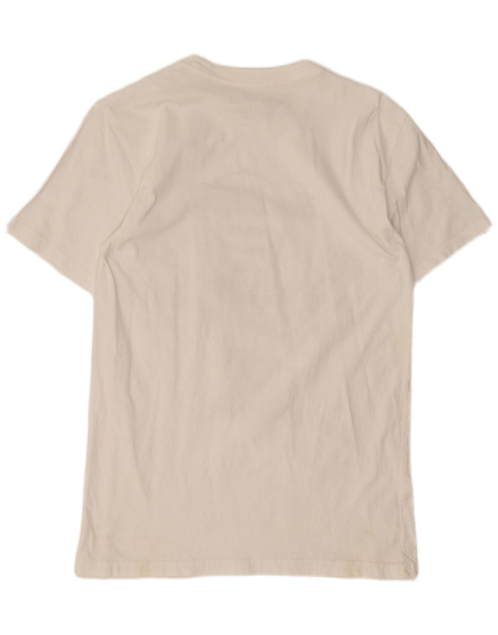 Hard Rock Cafe Herre Budapest Grafisk T-Shirt Top Lille Hvid Bomuld