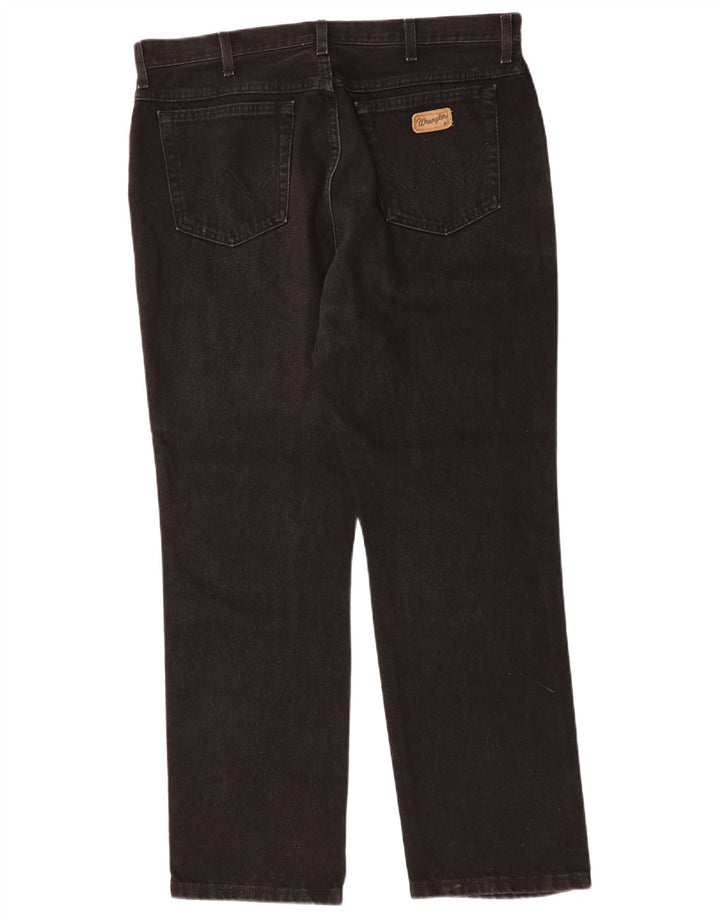 Wrangler Straight Jeans til mænd W28 L32 Sort
