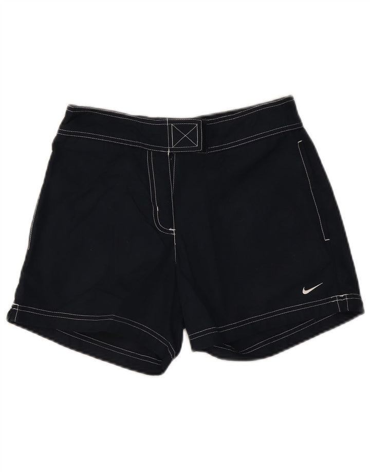 Nike svømmeshorts til kvinder US 4/6 Small Navy Blue Cotton