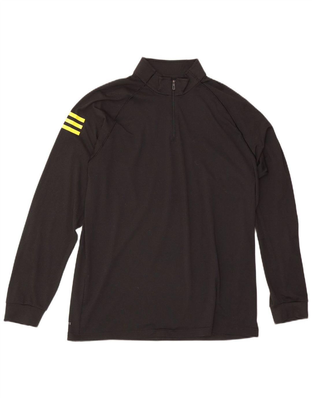 Adidas Herre Climalite Pullover med lynlås-hals Træningsdragt Top Medium Sort