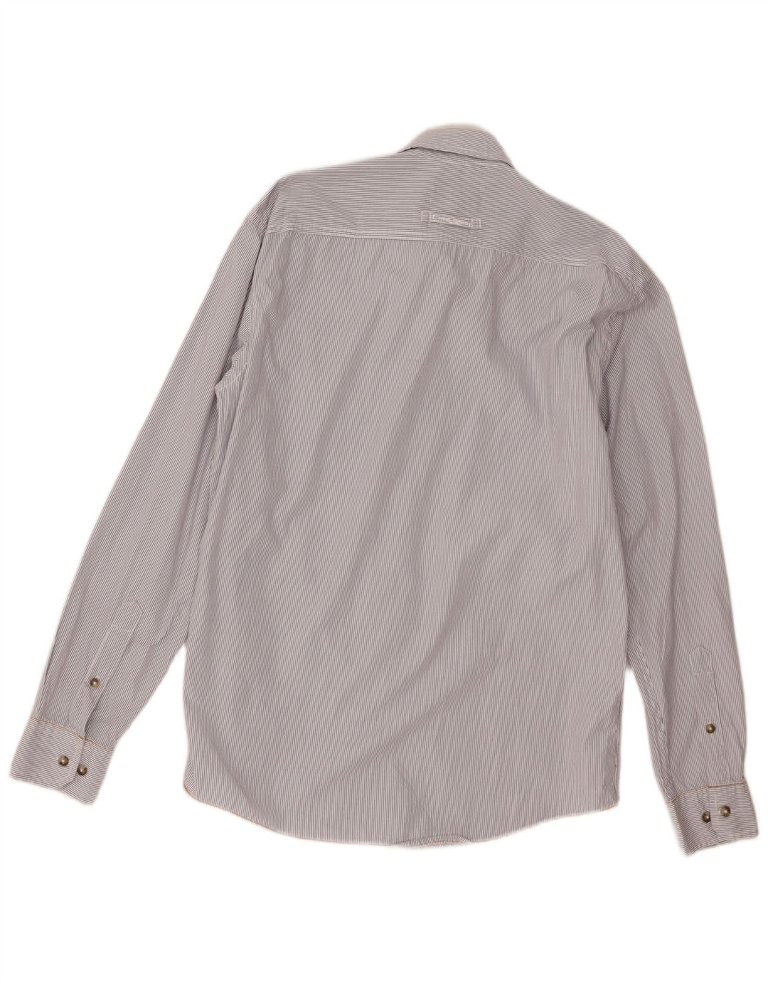 Camel Active Herre Regular Fit skjorte Medium hvid nålestribet bomuld