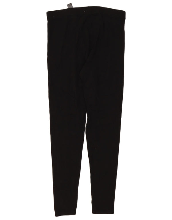 Marks & Spencer Dame Leggings UK 14 Medium Sort Bomuld
