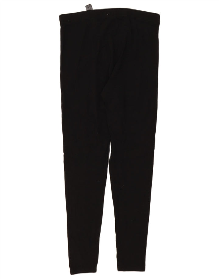 Marks & Spencer Dame Leggings UK 14 Medium Sort Bomuld