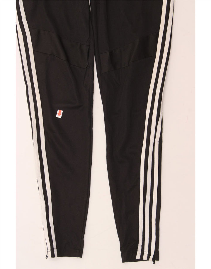 ADIDAS Womens Tracksuit Trousers UK 4/6 XS  Black Polyester Vintage Adidas and Second-Hand Adidas from Messina Hembry 