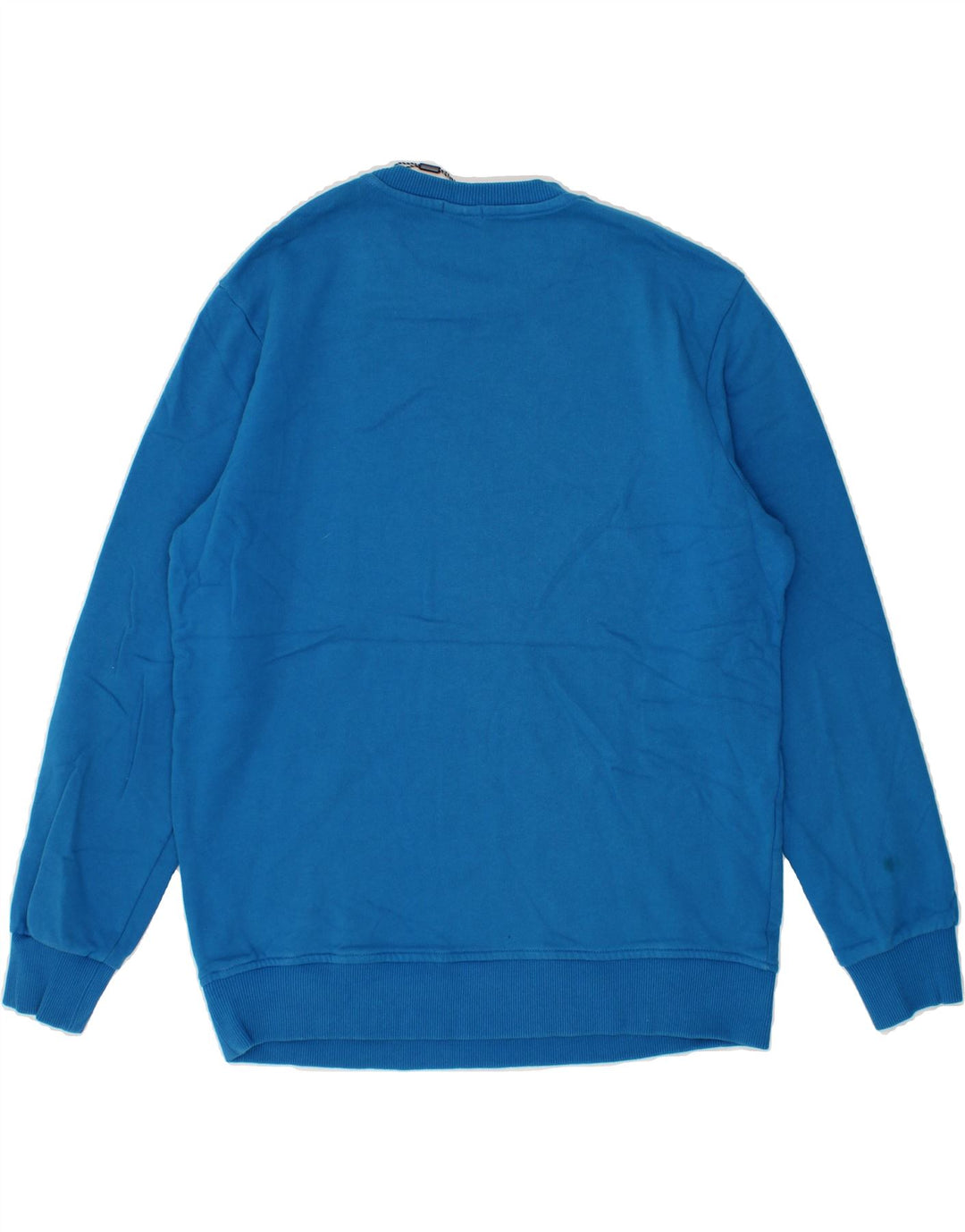 JACK & JONES Mens Graphic Sweatshirt Jumper XL Blue Cotton Vintage Jack & Jones and Second-Hand Jack & Jones from Messina Hembry 