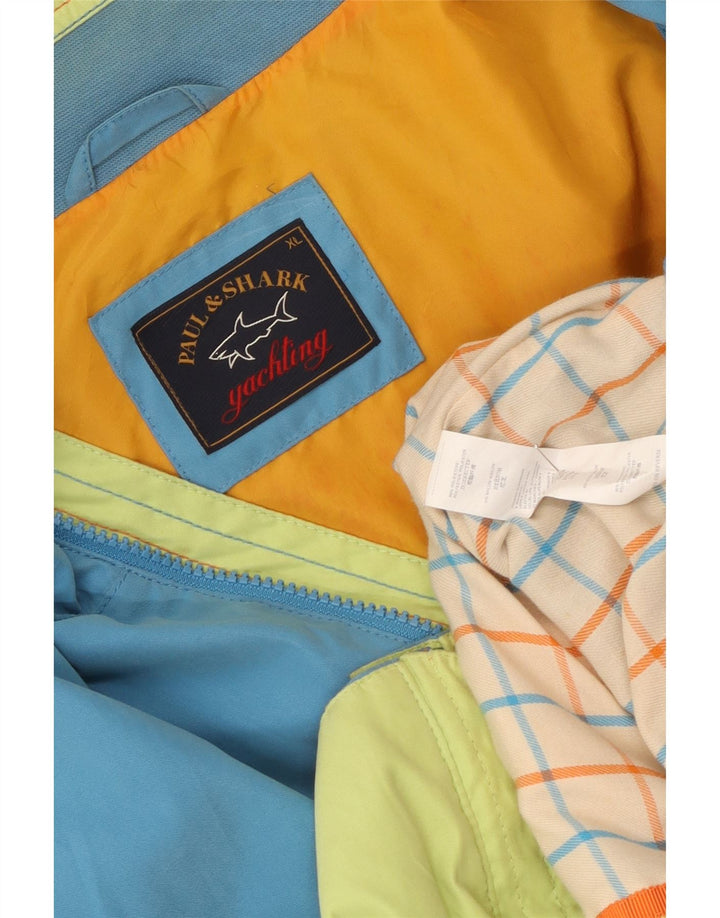 Paul & Shark Herre Bomber Jacket UK 42 XL Blå Polyester