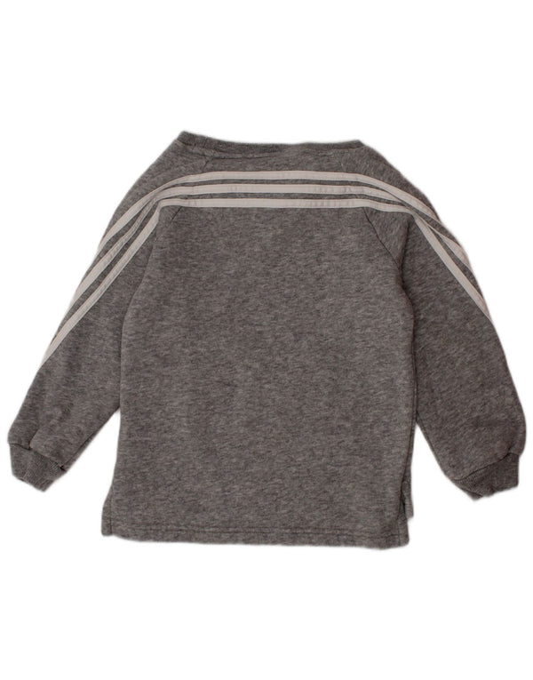 ADIDAS Drenge Sweatshirt Jumper 2-3 år Grå