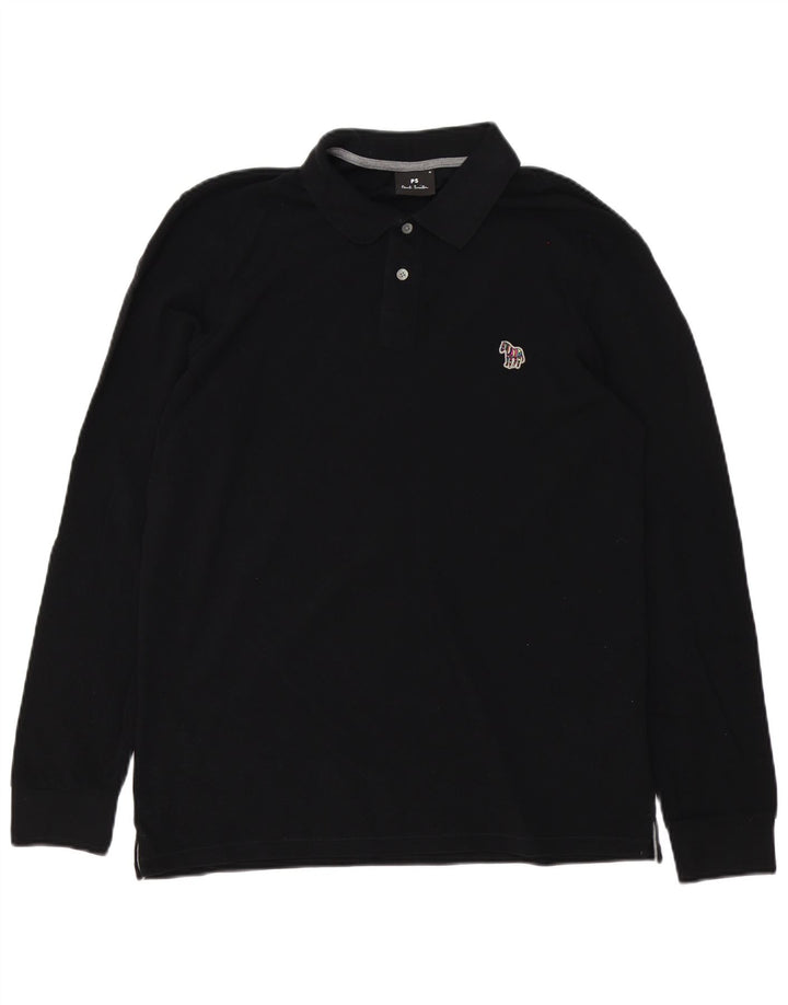 Paul Smith Langærmet Polo Shirt til mænd Medium Sort