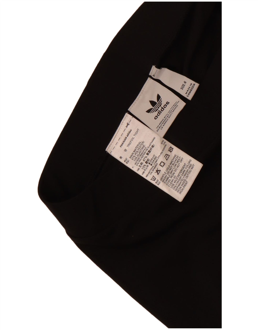 Adidas Dame Leggings UK 6 XS Sort Polyester