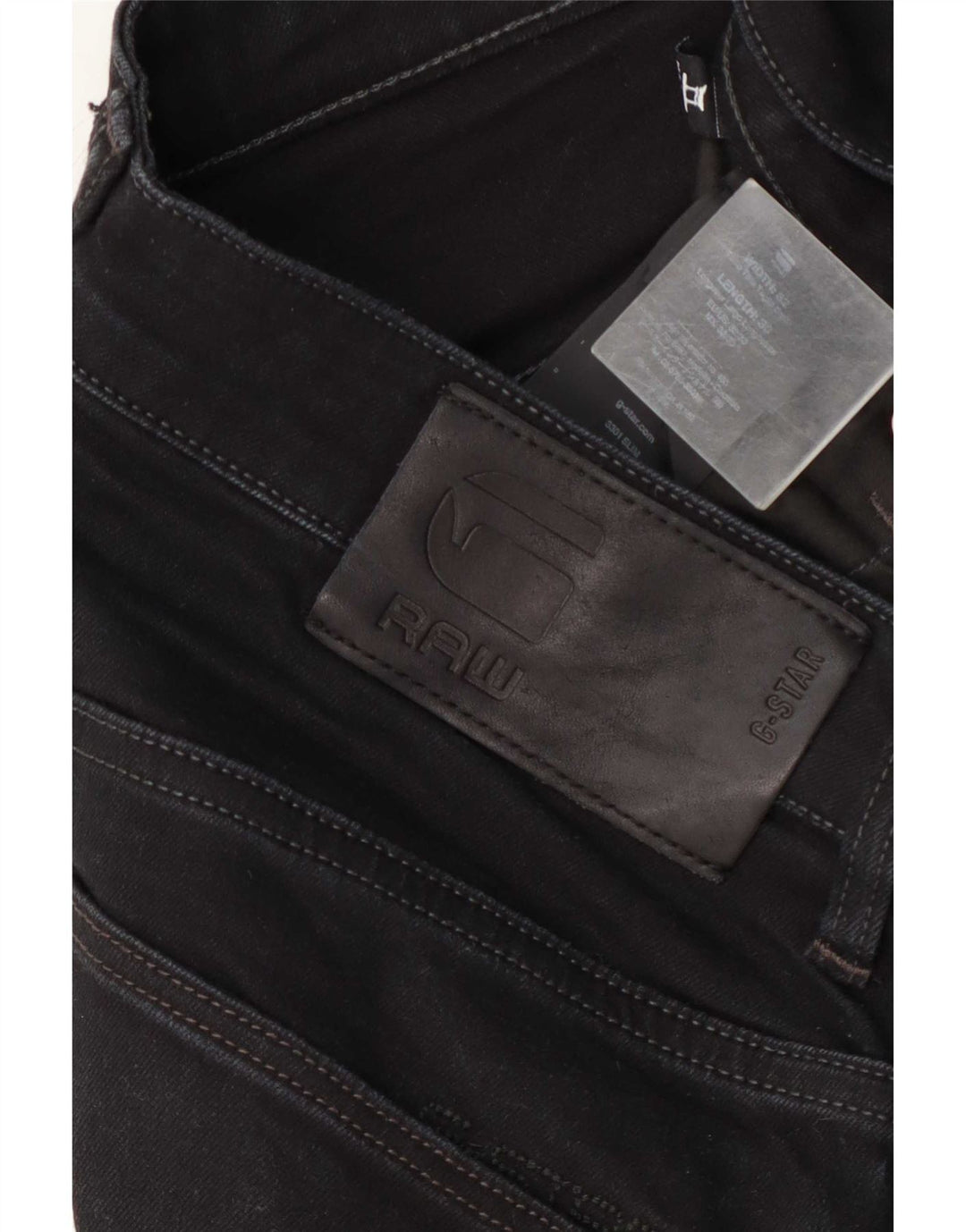 G-Star Herre 3301 Slim Jeans W32 L30 Marineblå Bomuld
