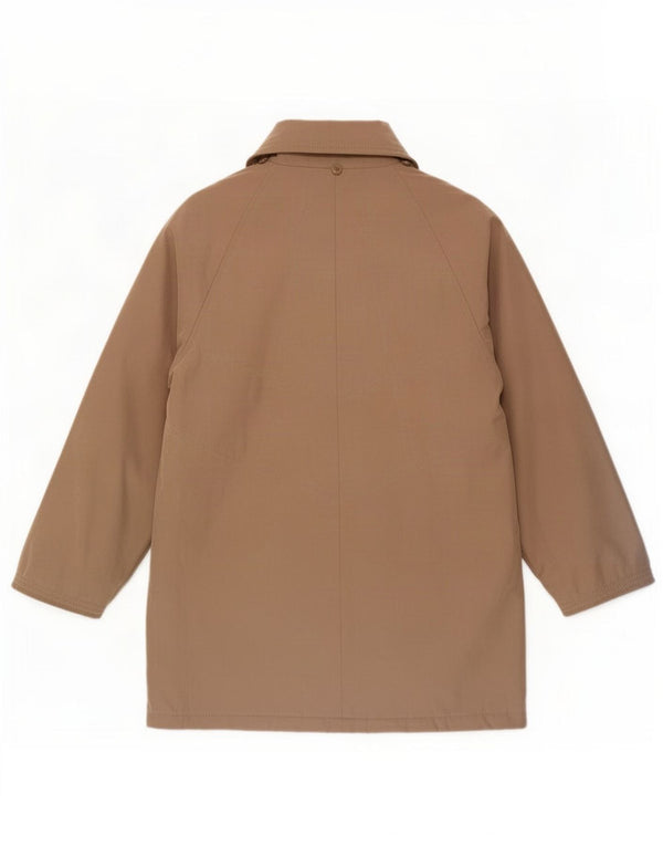 Jacques Vert Dame Oversized Overfrakke UK 10 Small Beige Polyester