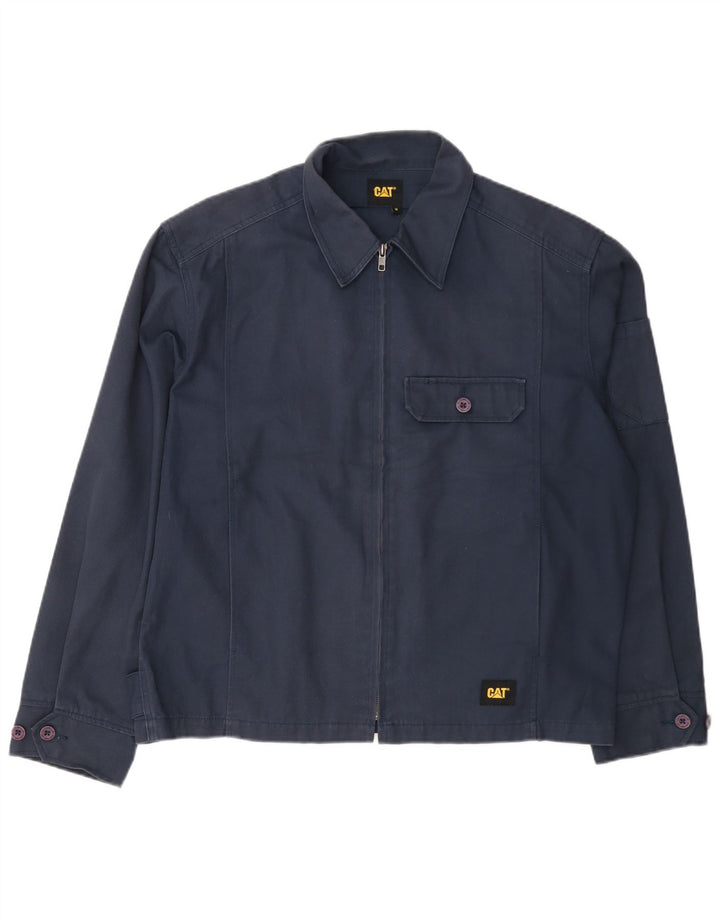 CAT Herre Utility Jacket UK 38 Medium Navy Blue Polyester